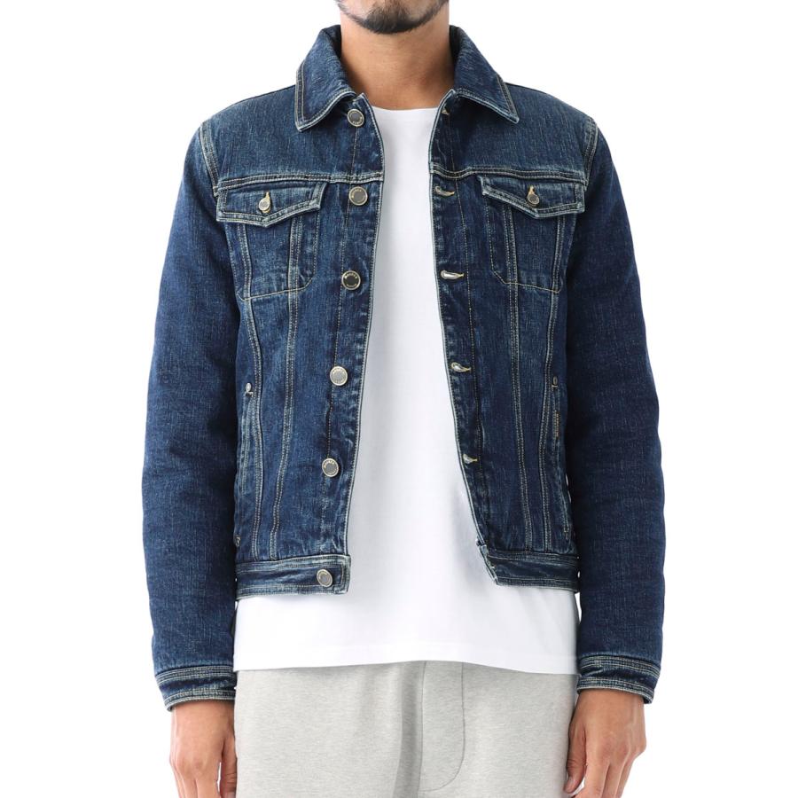 ムーレー☆SP MOENA 104S デニムダウンジャケット MOORER ムーレー デニム地ダウンジャケット TABURNO-104 ブルー