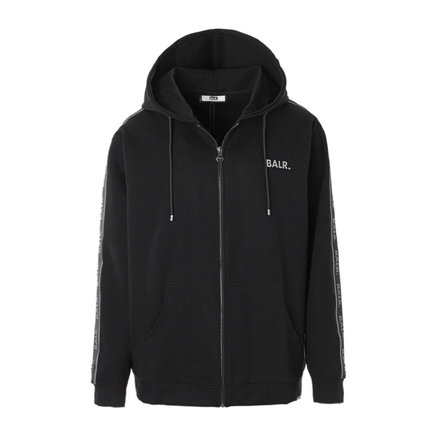 BALR.（ボーラー） ジップアップ フーデッドパーカ Q-TAPE ZIP THROUGH