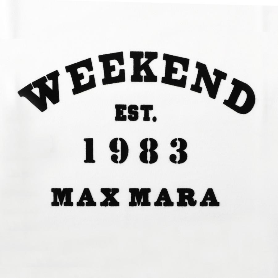 ウィークエンドマックスマーラ WEEKEND Max Mara クルーネックTシャツ TENUE テーヌエ コットン ロゴ レディース tenue-2615971051600-006の画像