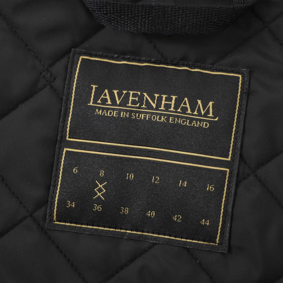 LAVENHAM（ラベンハム） キルティング ジレ Black Edition Velvet Db