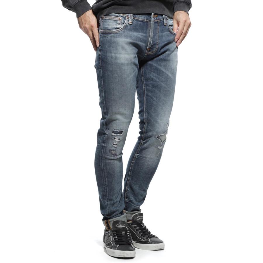 人気新品入荷 Nudie ヌーディージーンズ Jeans color：RINSE(インディゴブルー） ストレッチ・デニム Terry) Jeans( Tight Nudie スリムFIT Terry Tight - ボトムス、パンツ