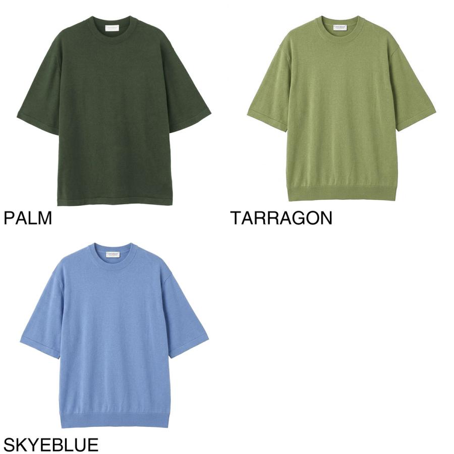JOHN SMEDLEY（ジョンスメドレー） Tシャツ クルーネック 半袖 ニット