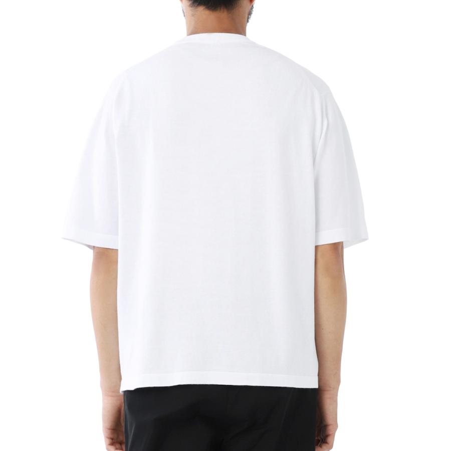 ジョンスメドレー JOHN SMEDLEY クルーネック 半袖ニット TINDALL シーアイランドコットン 24ゲージ メンズ tindall-white｜mb-y｜04