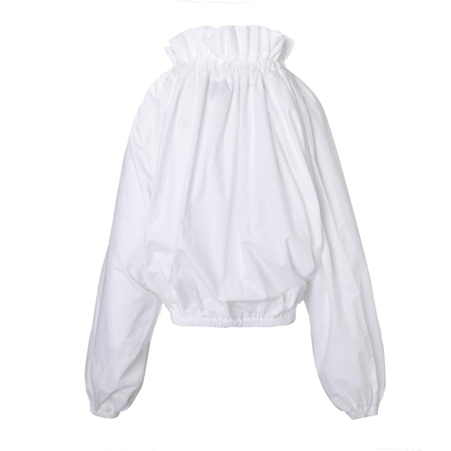 PATOU パトゥ Patou ブラウス GG LONG SLEEVES TOP ホワイト 