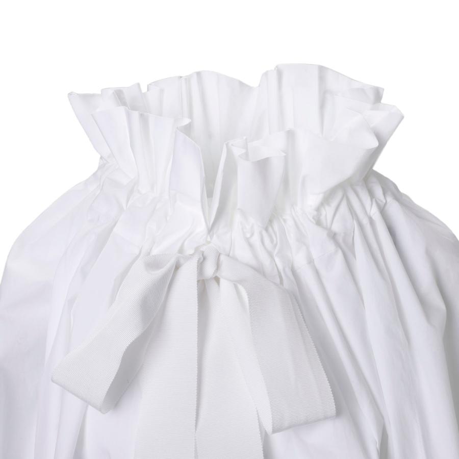 PATOU パトゥ Patou ブラウス GG LONG SLEEVES TOP ホワイト 