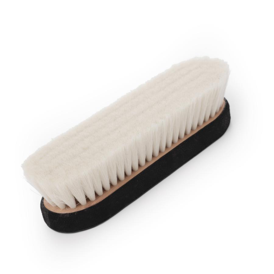 【新品】THE SOLE 山羊毛 象革 洋服ブラシ ブラック ザソール THE SOLE 洋服ブラシ 山羊毛 象革洋服ブラシ ケアブラシ tsb