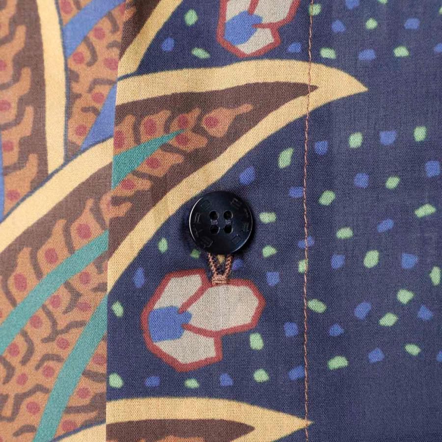 ETRO エトロ 長袖レギュラーカラーシャツ 総柄シャツ マルチカラー 