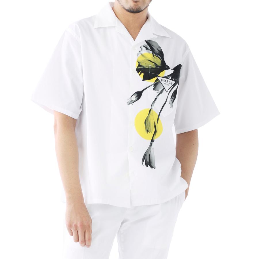 プラダ スウェットシャツ M ホワイト PRADA（プラダ） 【並行輸入品】PRADA ロゴ スウェットシャツ