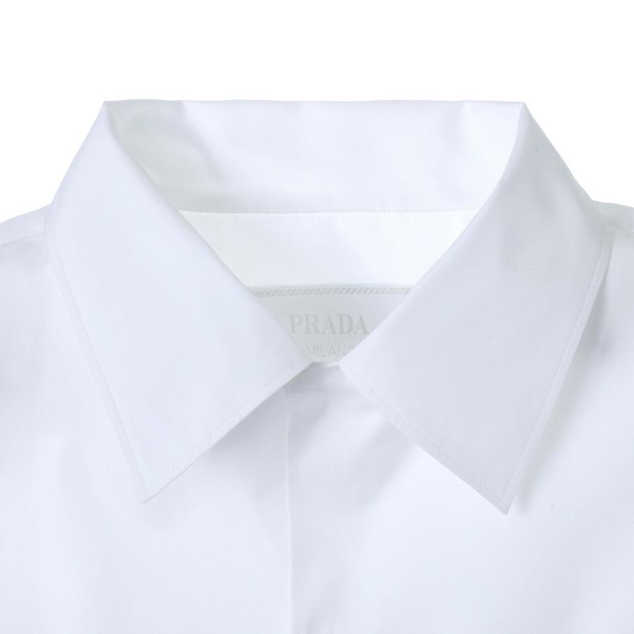 PRADA（プラダ） 半袖シャツ カジュアルシャツ ホワイト メンズ ucs410