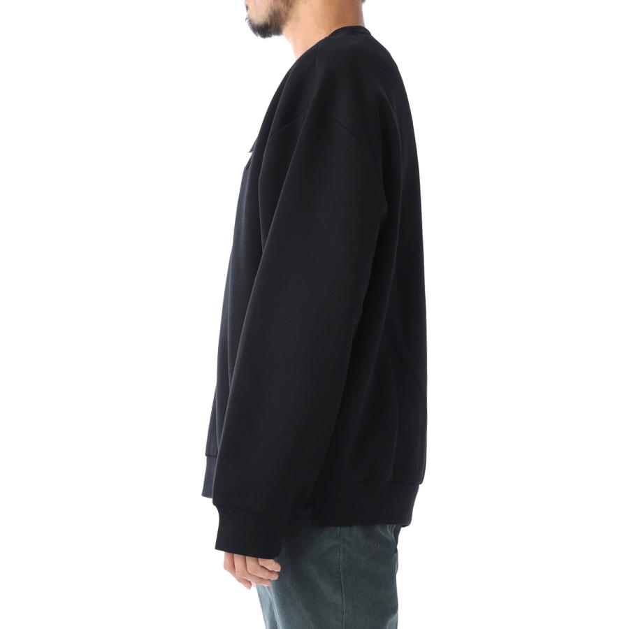 PRADA プラダ スウェット FELPA DOUBLE ブラック メンズ ujl30a