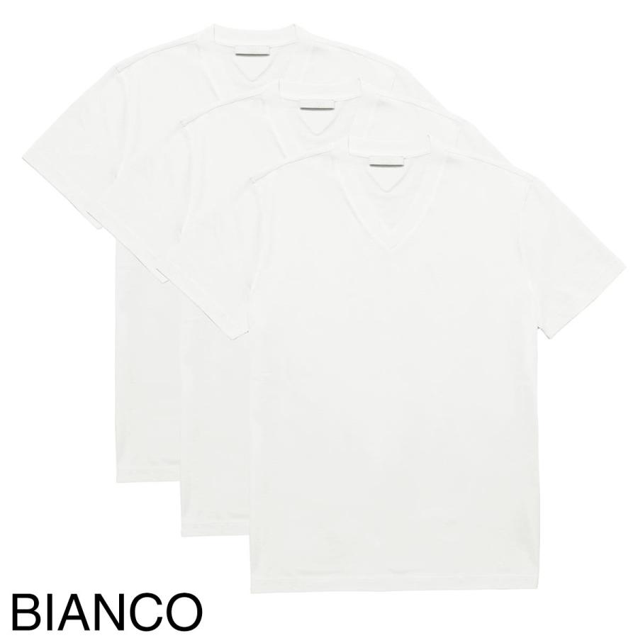 プラダ PRADA Vネック Tシャツ 3枚セット メンズ ujm493-ilk-f0124｜mb-y｜09