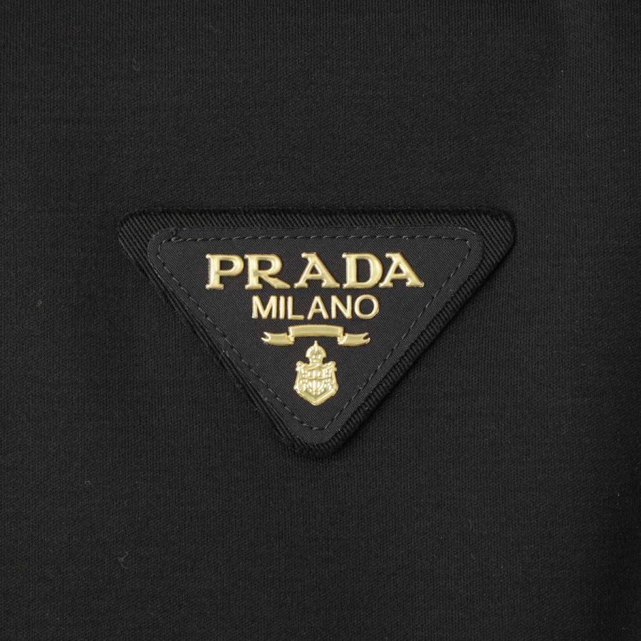 プラダ PRADA クルーネック半袖Tシャツ ブラック メンズ ujn837-s231-240-f0002｜mb-y｜07