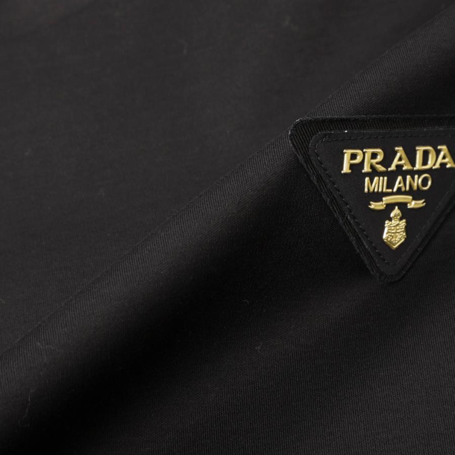 PRADA プラダ クルーネック半袖Tシャツ ブラック メンズ ujn837-s231 
