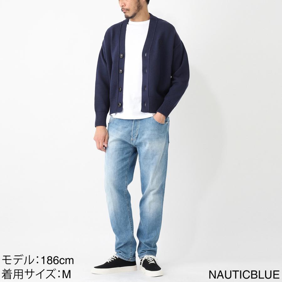 Ami Paris Vネックカーディガンセーター Sサイズ AMI PARIS (アミパリス) 胸ロゴ Vネック ニット カーディガン