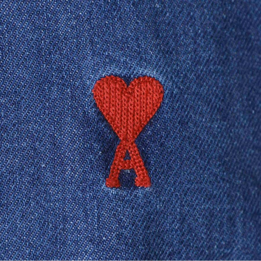 AMI Alexandre Mattiussi アミ デニムシャツ CHEMISE AMI DE COEUR MID