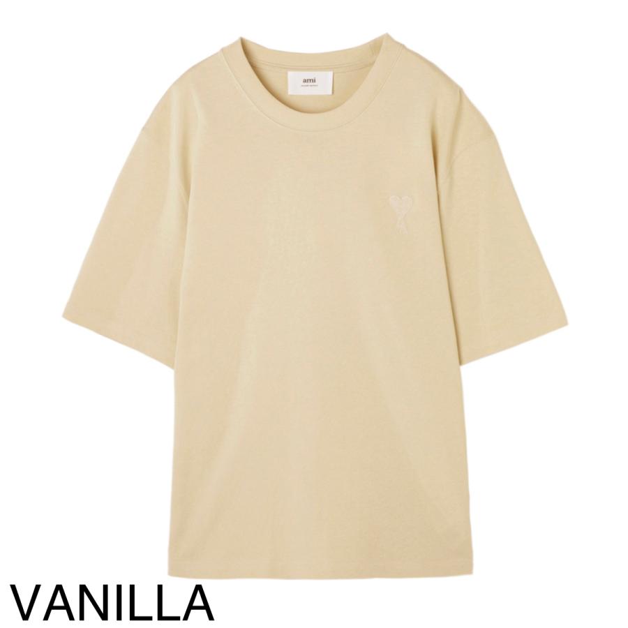 アミ AMI ALEXANDRE MATTIUSSI クルーネックTシャツ AMI DE COEUR T SHIRT メンズ レディース uts004-726-175｜mb-y｜13