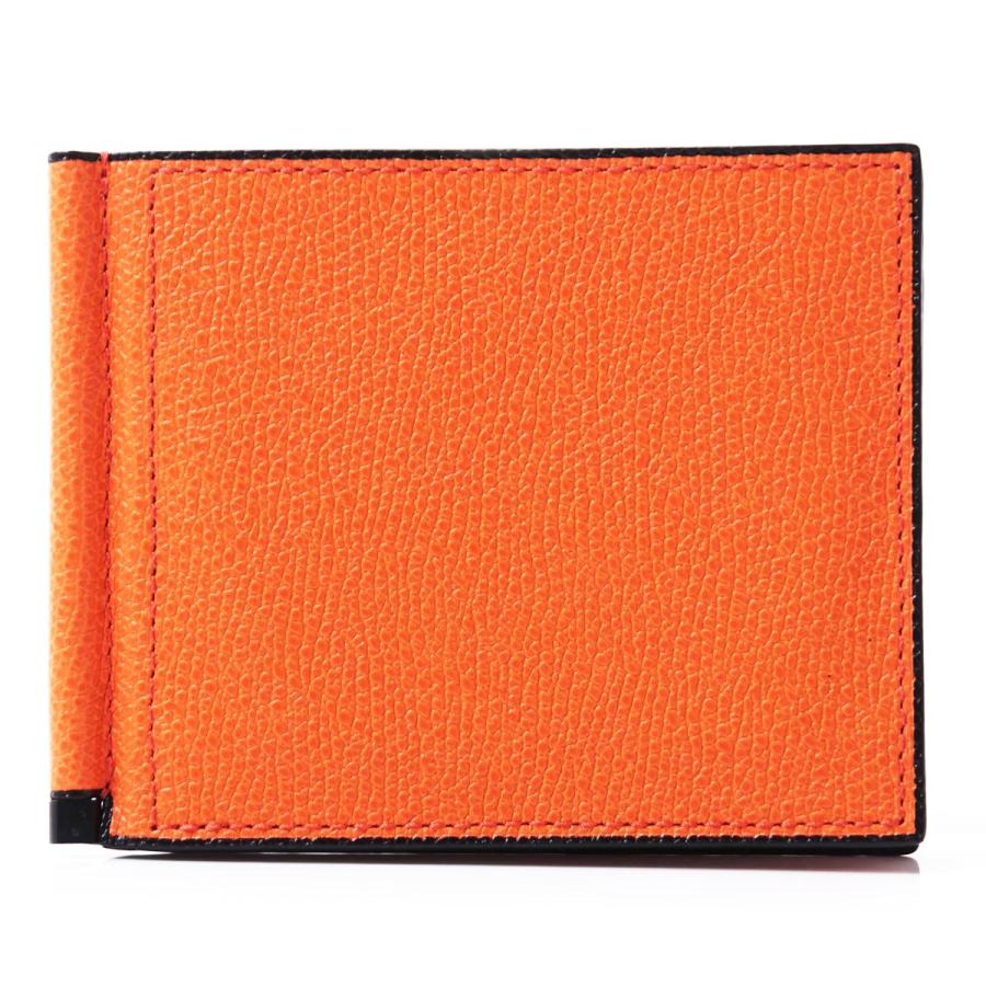 【美品】Valextra オレンジ マネークリップ Valextra ヴァレクストラ マネークリップ オレンジ メンズ