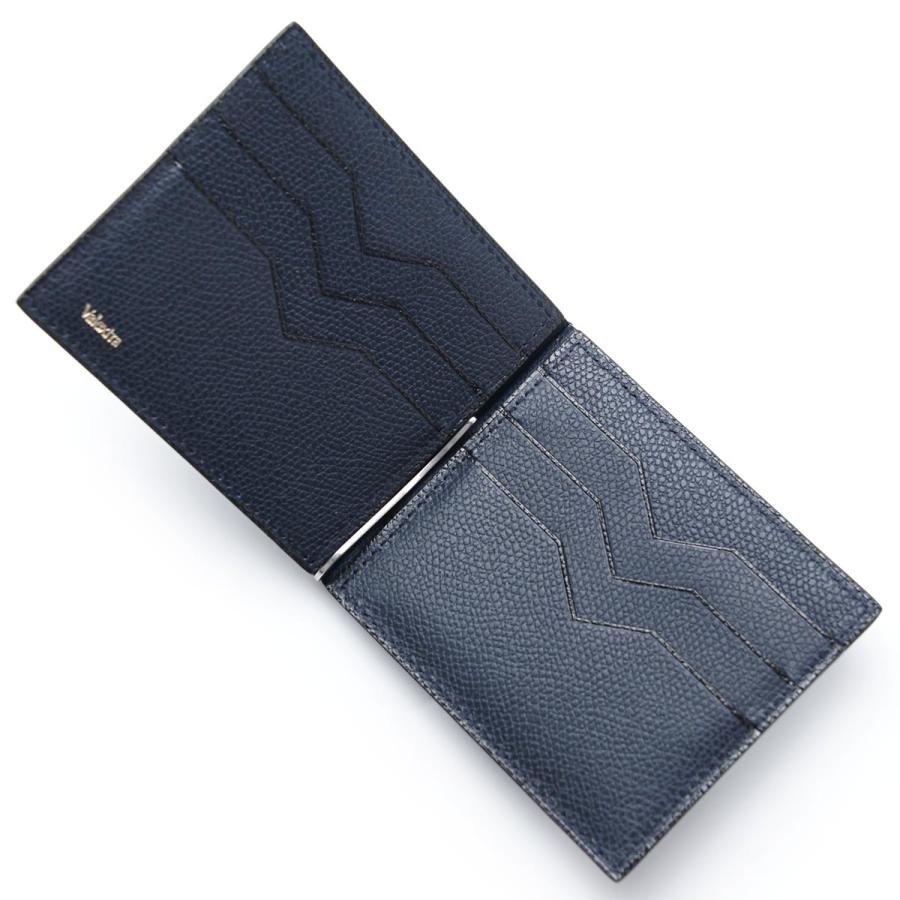 Valextra ヴァレクストラ マネークリップ V0L80 028 財布 ブルー