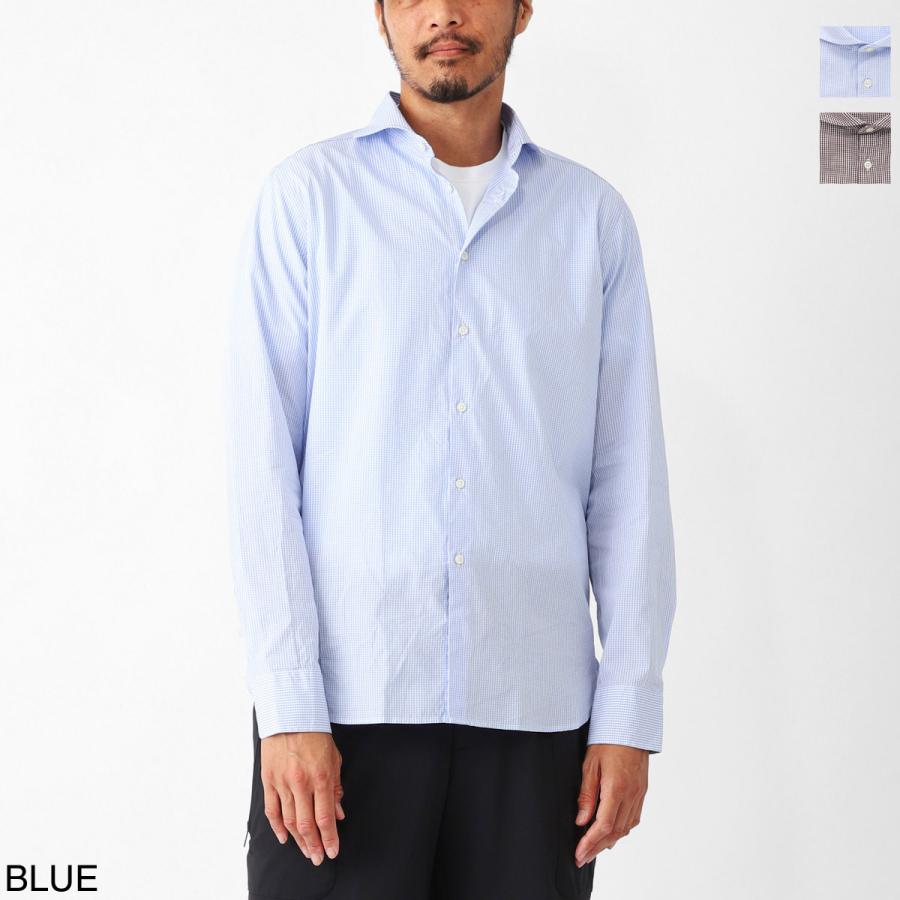 ギローバー GUY ROVER ホリゾンタルカラー リネン シャツ GUY ROVER（ギローバー） リネンシャツ WASH ホリゾンタルカラーシャツ