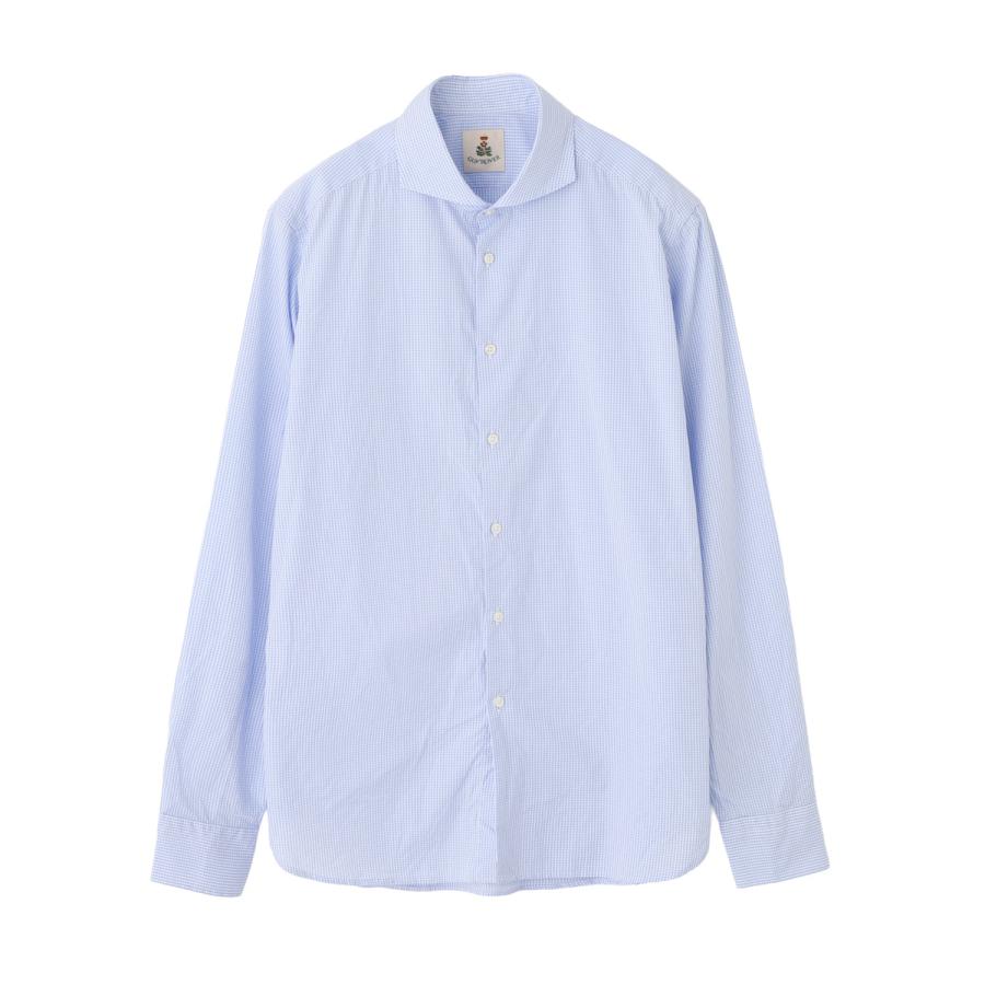 ギローバー GUY ROVER ホリゾンタルカラー リネン シャツ GUY ROVER（ギローバー） リネンシャツ WASH ホリゾンタルカラーシャツ
