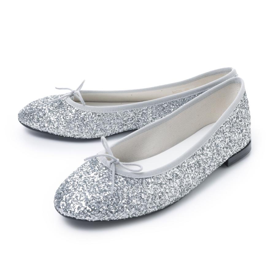 Repetto シルバー グリッター ラメパンプス レペット repetto バレエシューズ CENDRILLON HAUTE フラットシューズ
