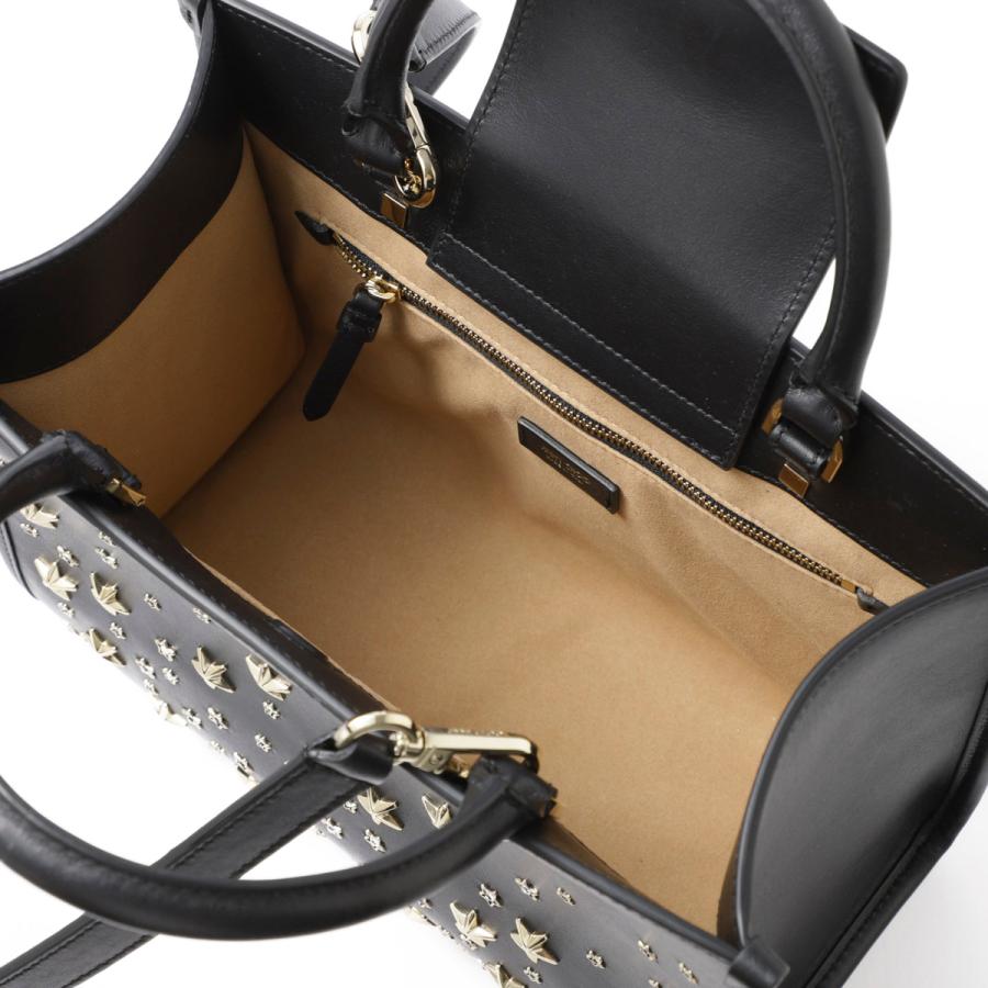 楽天3年連続年間1位 ジミーチュウ JIMMY CHOO トートバッグ Avenue S Tote ブラック レディース varenne-s-tote-czn-black-lightgold