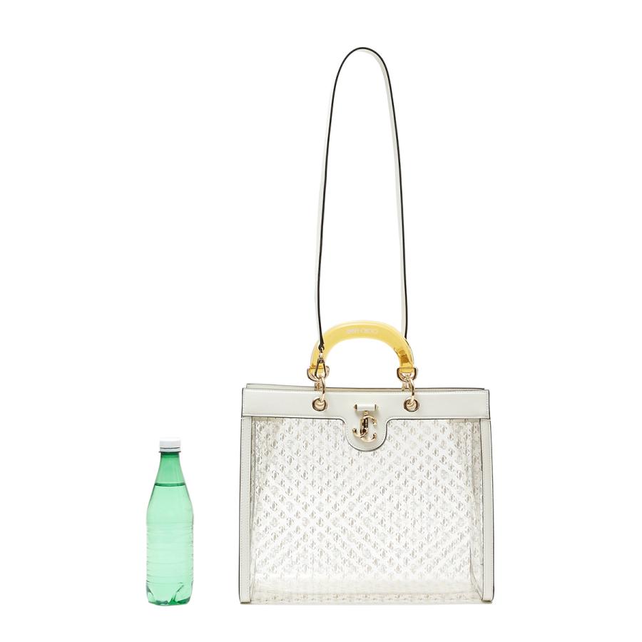 ジミーチュウ JIMMY CHOO トートバッグ 2WAY VARENNE ショルダーバッグ ホワイト レディース varenne-th-tote-raa-latte-yellow-lightgold｜mb-y｜03