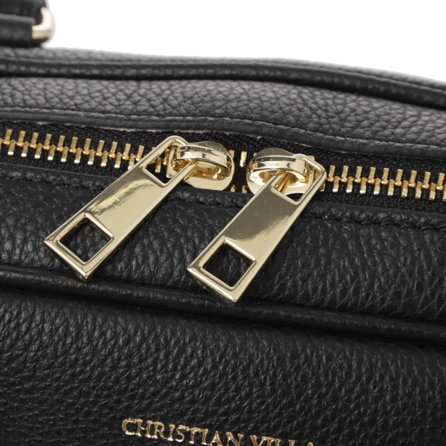クリスチャン ヴィラ CHRISTIAN VILLA ミニボストンバッグ ブラック レディース 6222-blackの画像
