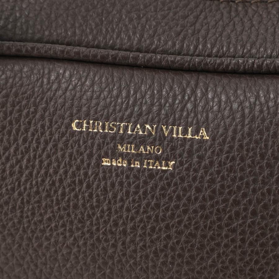 クリスチャン ヴィラ CHRISTIAN VILLA ハンドバッグ ショルダーバッグ ブラウン レディース 6322-tmoroの画像