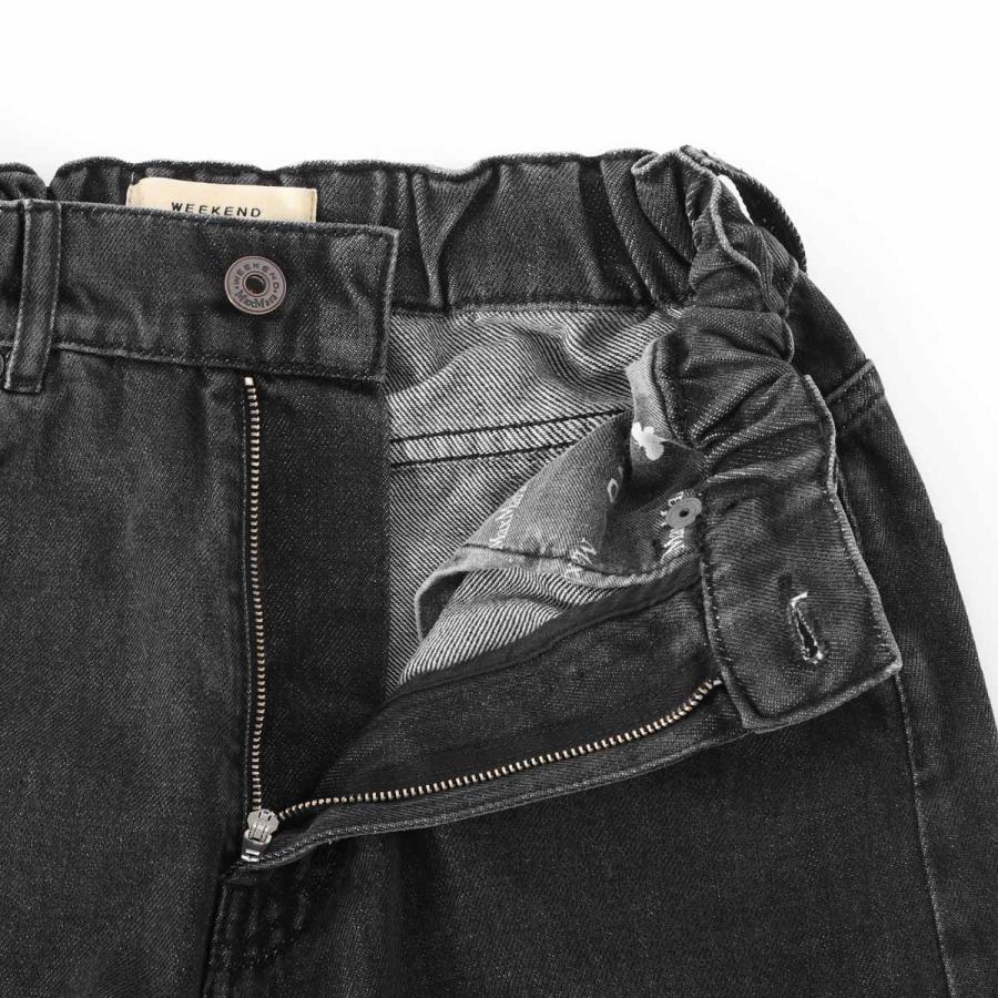 ウィークエンドマックスマーラ WEEKEND Max Mara ジップフライジーンズ VORTICE ヴォルティチェ ワイド デニムパンツ オーガニックコットン レディースの画像