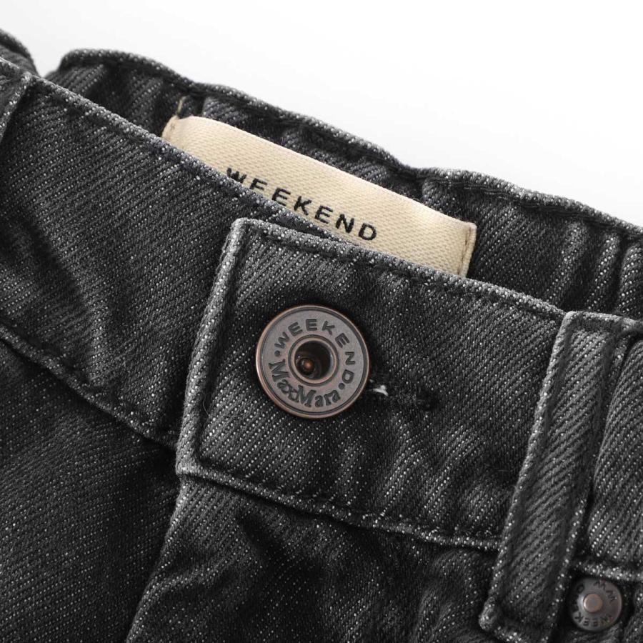 ウィークエンドマックスマーラ WEEKEND Max Mara ジップフライジーンズ VORTICE ヴォルティチェ ワイド デニムパンツ オーガニックコットン レディースの画像