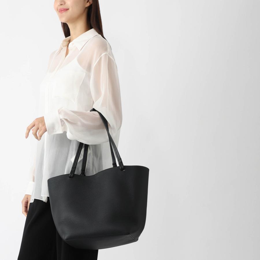 THE ROW ザ ロウ Park Tote Three Park Tote Three Stitchレザー製バッグ Black – The Row