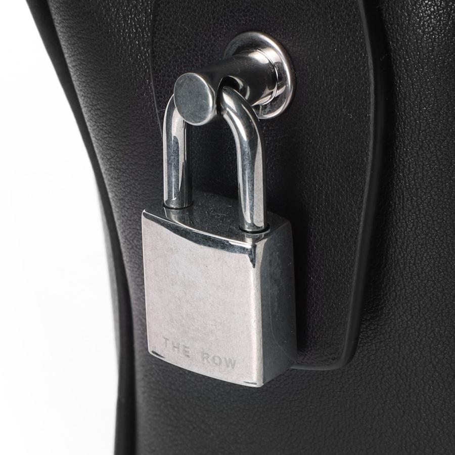 ザ ロウ THE ROW ハンドバッグ SMALL INDIA 10 レザー製バッグ ショルダーバッグ ブラック レディース w1734-l72-basの画像