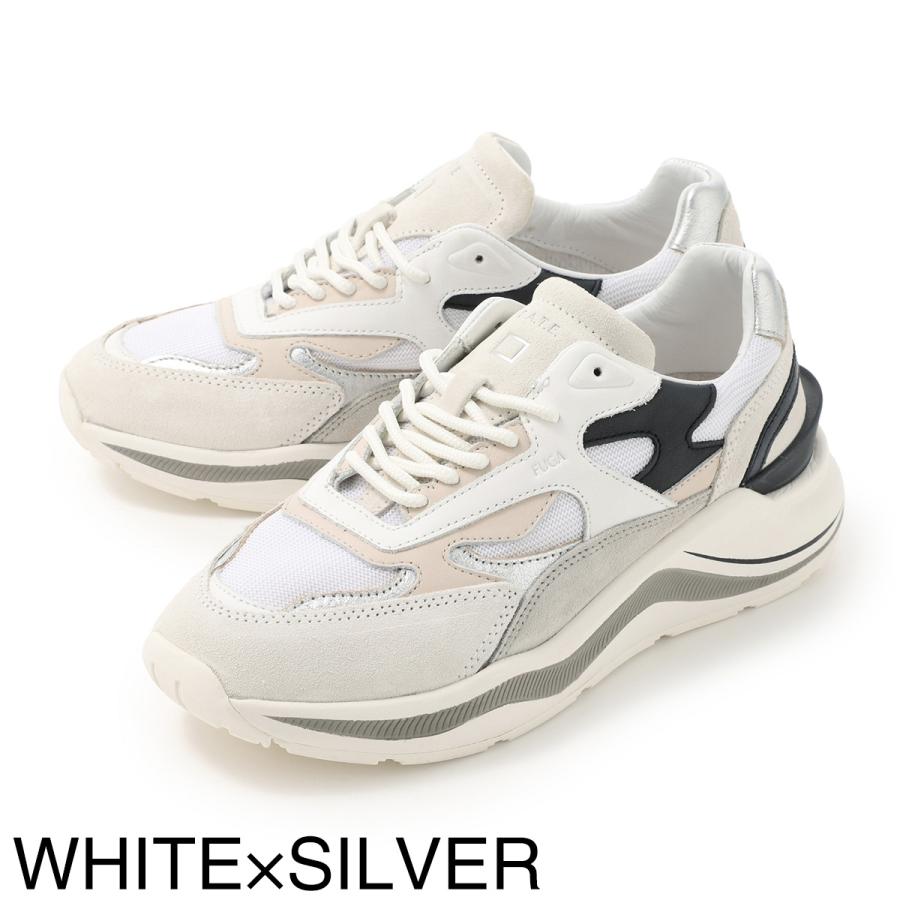 デイト DATE スニーカー FUGA 大きいサイズあり レディース fuga-w411-fg-dr-ws-dragon-white-silverの画像
