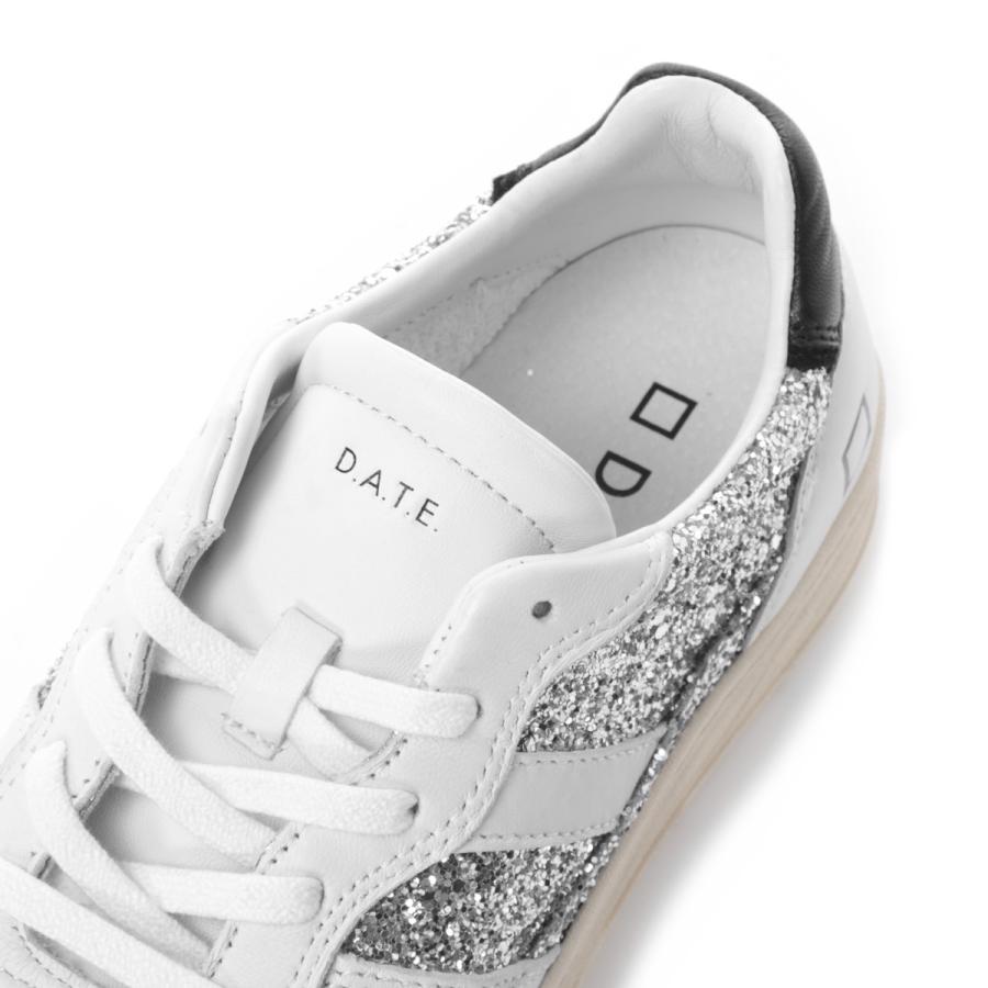 デイト DATE スニーカー COURT 2.0 GLITTER コート グリッター ローカットスニーカー 大きいサイズあり シルバー レディースの画像
