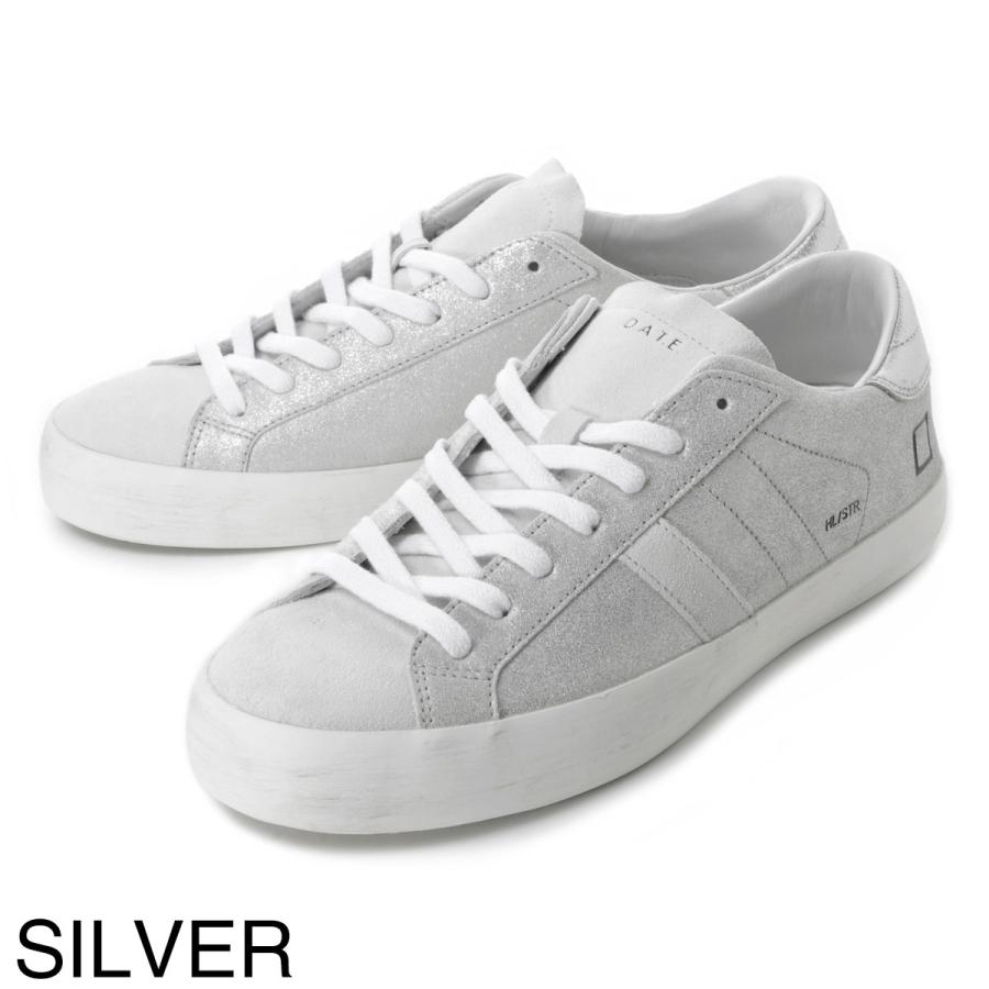デイト DATE スニーカー HILL LOW STARDUST シルバー ローテク ローカットスニーカー 大きいサイズあり レディース hill-low-w441-hl-st-sl-stardust-silverの画像