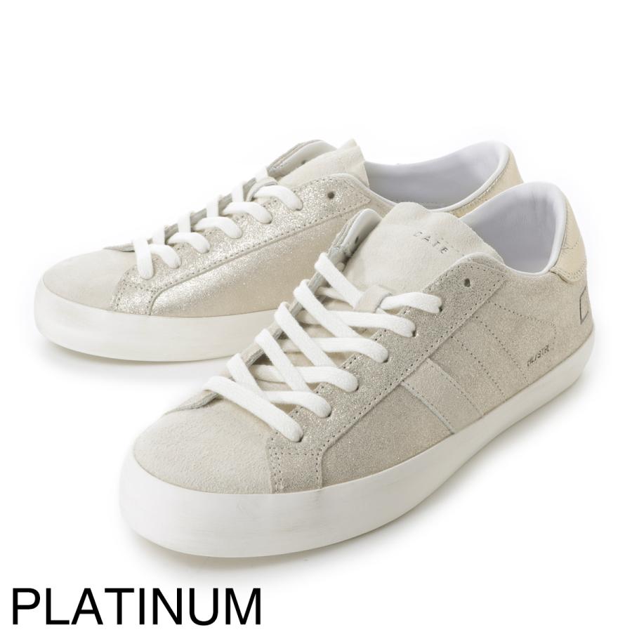 デイト DATE スニーカー HILL LOW STARDUST シルバー ローテク ローカットスニーカー 大きいサイズあり レディース hill-low-w441-hl-st-sl-stardust-silverの画像