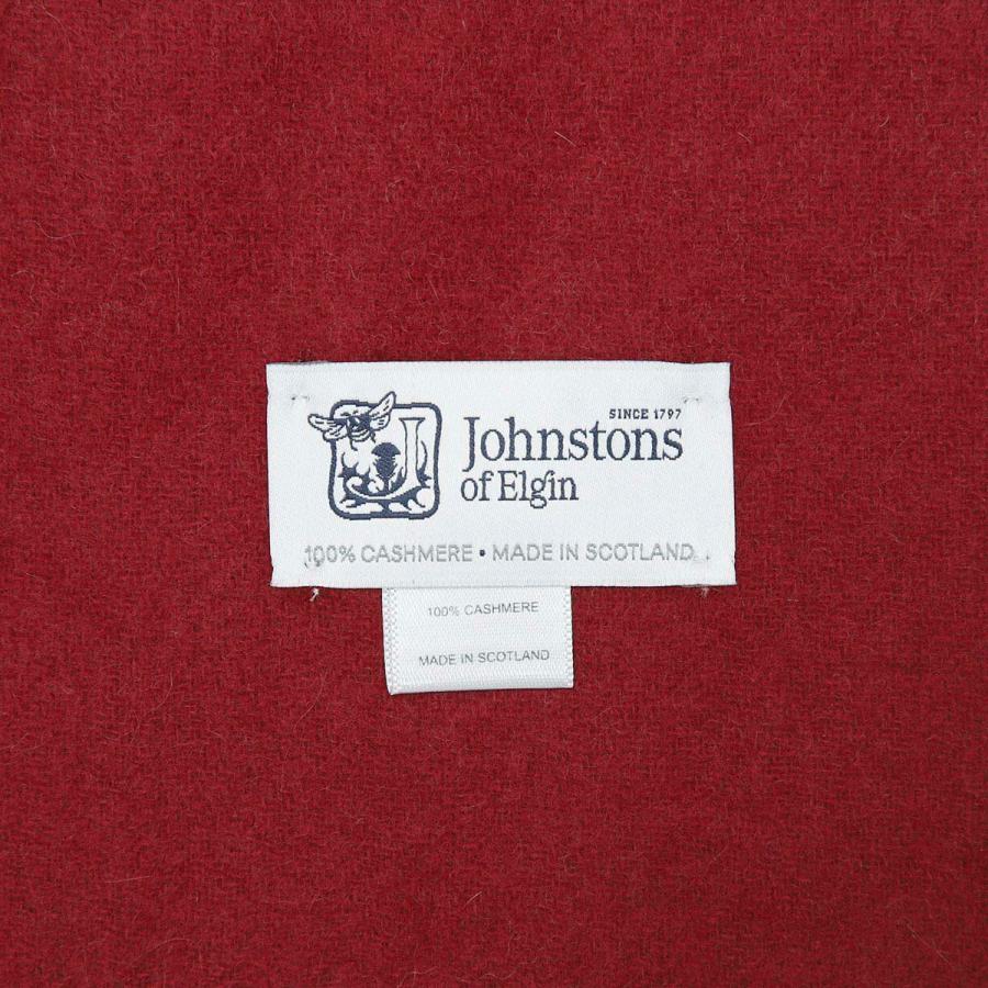 ジョンストンズ JOHNSTONS OF ELGIN カシミヤ100％ リバーシブルマフラー メンズ レディース wa000020-ru7355-check-plain_8