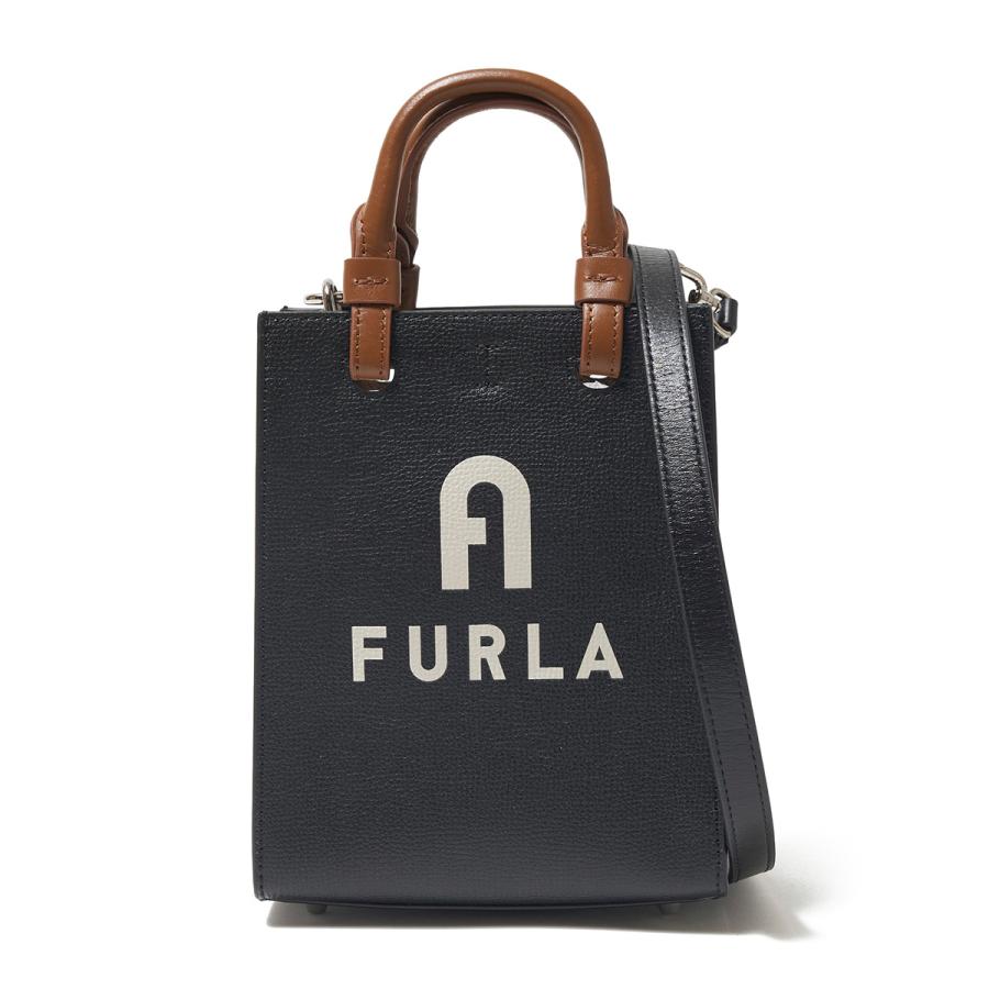 FURLA 2WAY ミニトートバッグ ブラック FURLA（フルラ） ショルダーバッグ 2WAY ミニトートバッグ ブラック