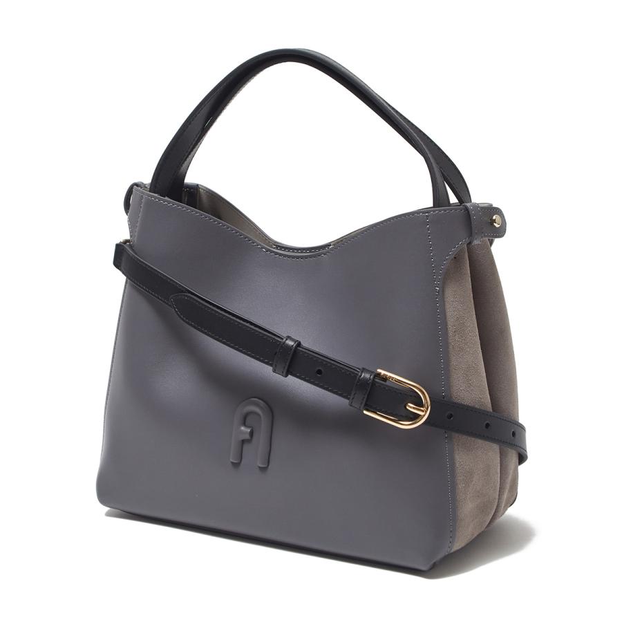 ちえぞう❣️✨極美品✨フルラ ネット 2way ショルダーバッグ 極美品☆フルラ 2way ショルダーバッグ レザー ハンドバッグ ブラック