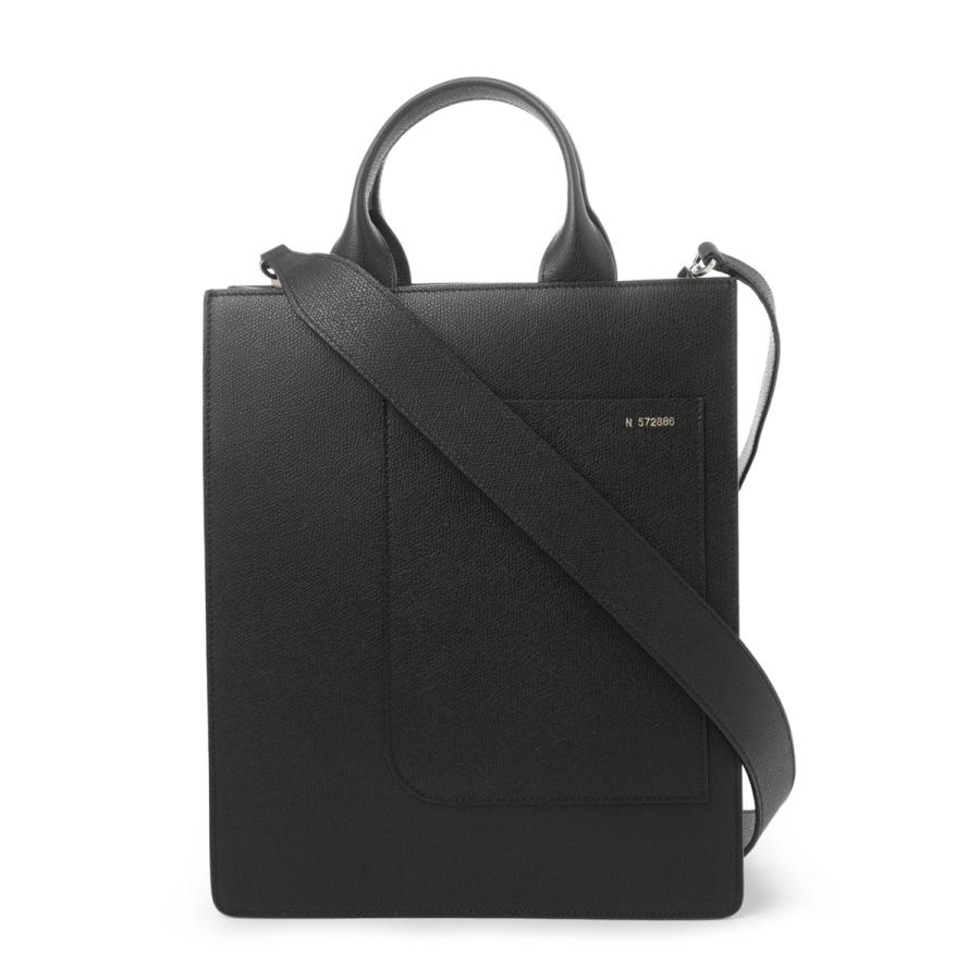 VIP価格 2way OK☆【Valextra】ヴィヴィ ホーボー バッグ 黒