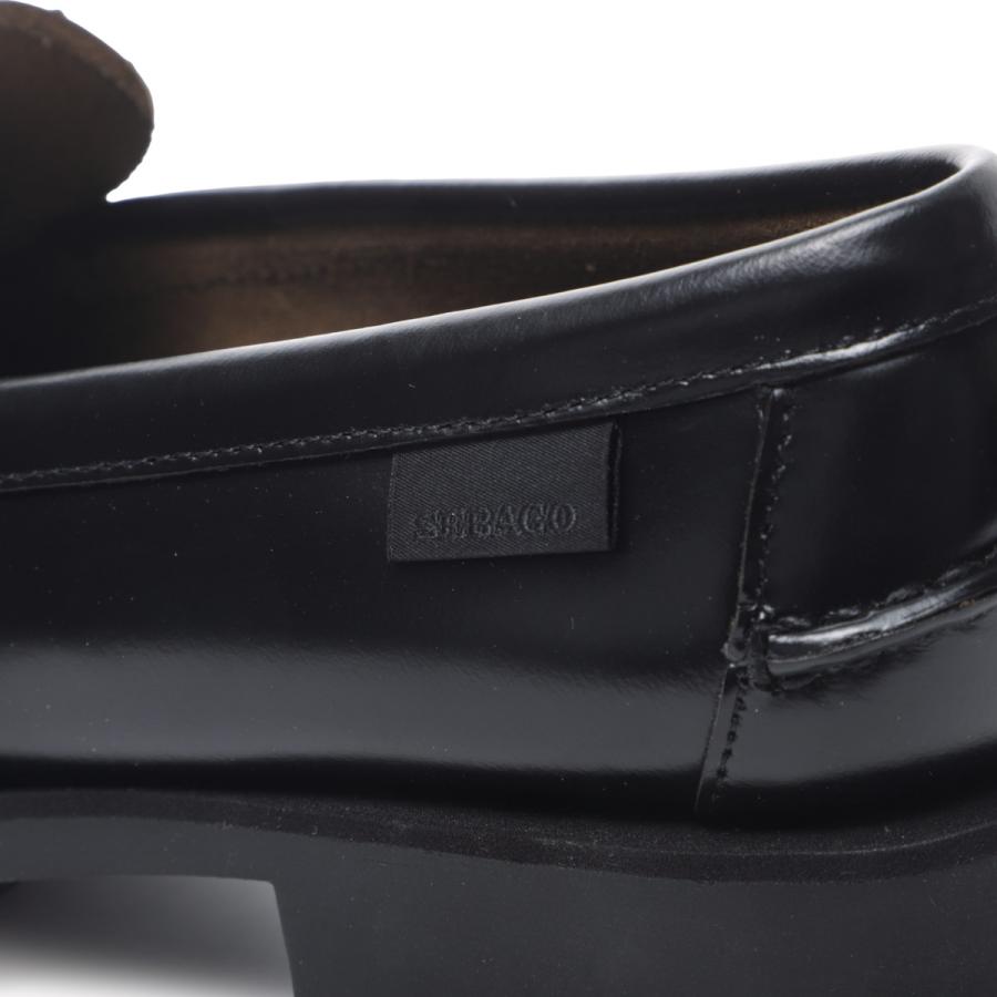 ウィークエンドマックスマーラ WEEKEND Max Mara ローファー SEBAGO コラボ WEEKENDANLUG Dan ラグローファー ブラック レディースの画像