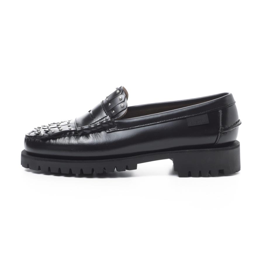 ウィークエンドマックスマーラ WEEKEND Max Mara ローファー SEBAGO コラボ WEEKENDANLUG Dan ラグローファー ブラック レディースの画像