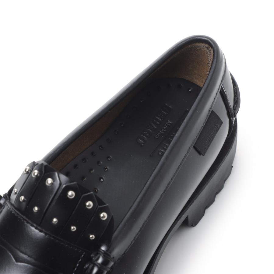 ウィークエンドマックスマーラ WEEKEND Max Mara ローファー SEBAGO コラボ WEEKENDANLUG Dan ラグローファー ブラック レディースの画像