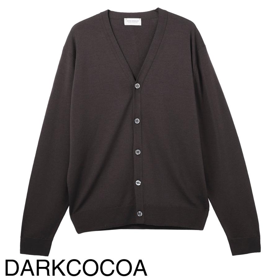 美品 ジョンスメドレー　メリノウール100% ブラック カーディガン M 黒 JOHN SMEDLEY（ジョンスメドレー） カーディガン WELBECK エクストラ