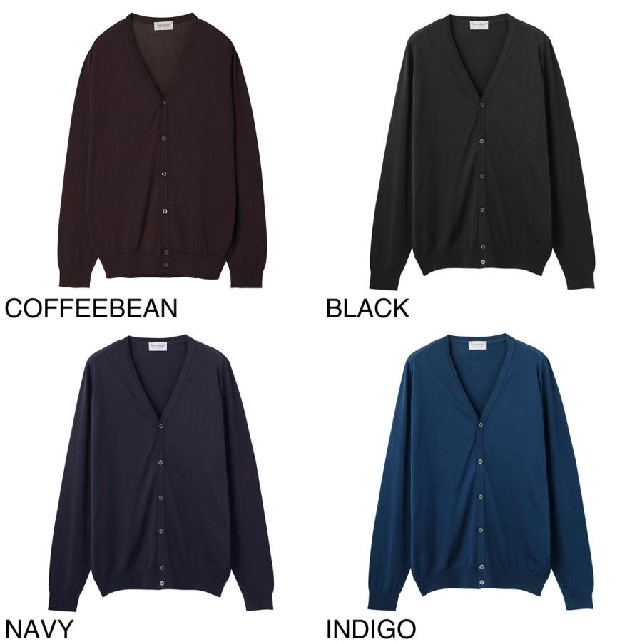 ジョンスメドレー JOHN SMEDLEY カーディガン WHITCHURCH シーアイランドコットン 30ゲージ STANDARD FIT メンズ whitchurch-coffeebeanの画像