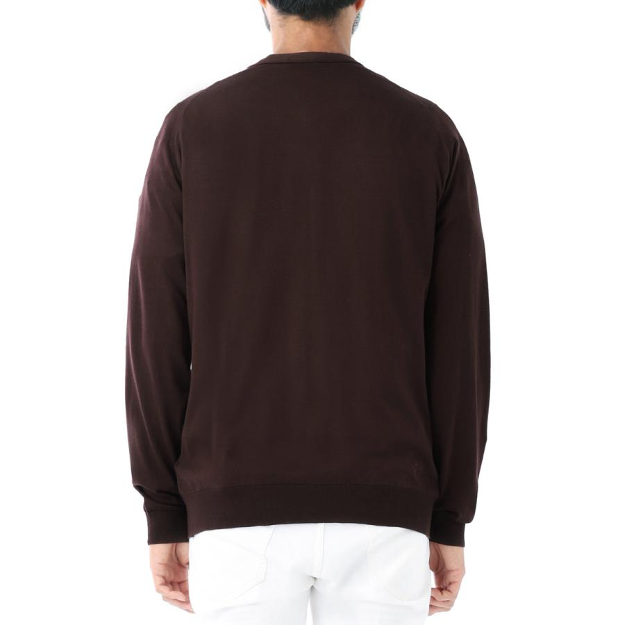 ジョンスメドレー JOHN SMEDLEY カーディガン WHITCHURCH シーアイランドコットン 30ゲージ STANDARD FIT メンズ whitchurch-coffeebeanの画像