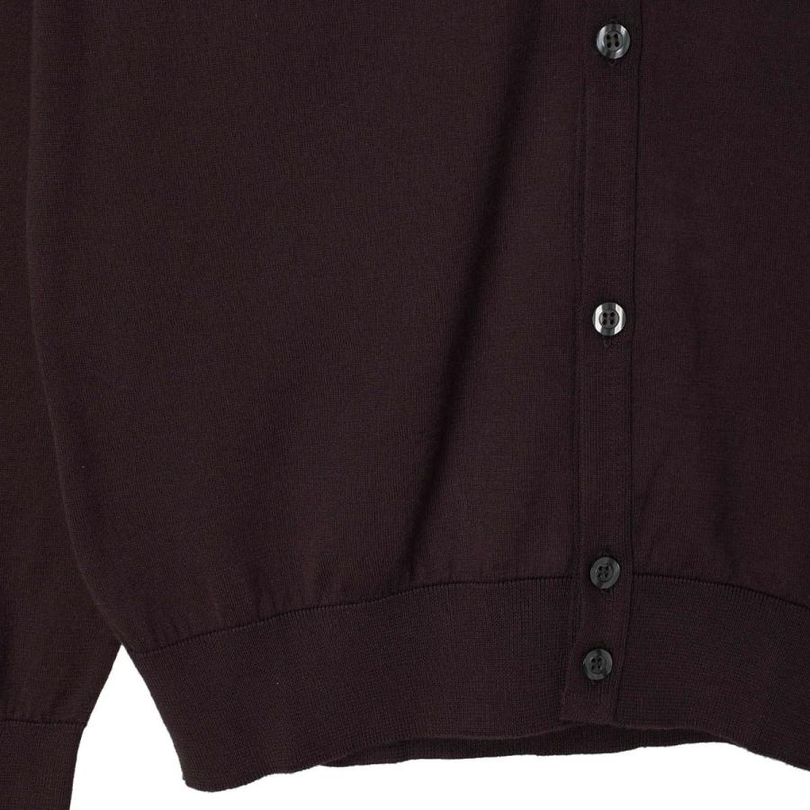 ジョンスメドレー JOHN SMEDLEY カーディガン WHITCHURCH シーアイランドコットン 30ゲージ STANDARD FIT メンズ whitchurch-coffeebeanの画像