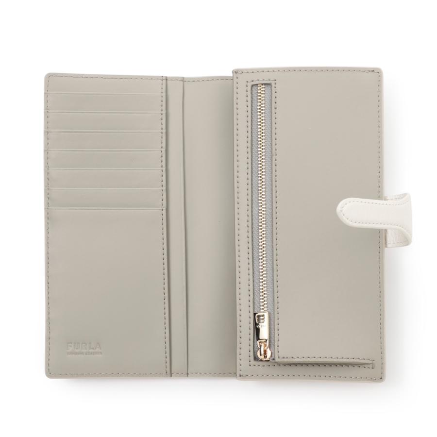 FURLA（フルラ） 長財布 小銭入れ付き SOFIA GRAINY グレー レディース