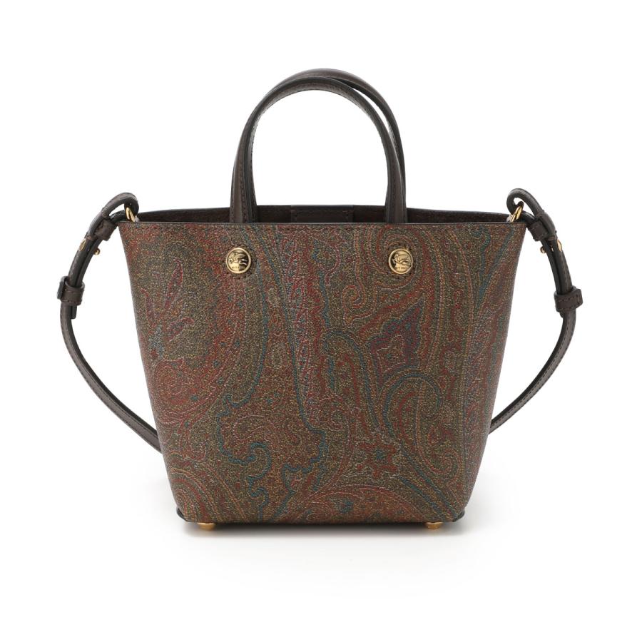 エトロ ETRO トートバッグ MINI ETRO ESSENTIAL ARNICA BAG エトロエッセンシャル ブラウン レディース wp1d0043a-a001-m0019の画像